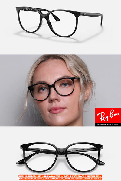 Ray-Ban RB4378V 2000 52-16-145 + Premium Blue Light Protection (Drive Support)