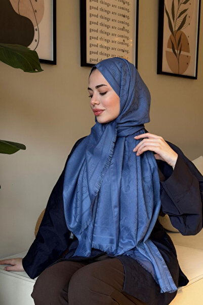diorel Ck Cashmere Silk Shawl Indigo