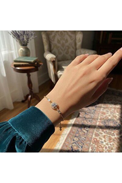AccessoriesCınCık سوار نسائي من الفولاذ المقاوم للصدأ 316L بلون ذهبي