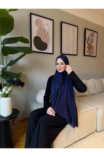 diorel Velora 100% Natural Cotton Silk Series-Navy Blue