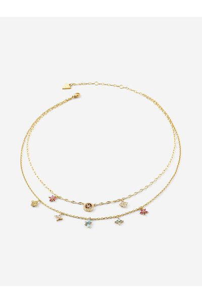 Guess 16-18 بوصة صفان من الزهور nk