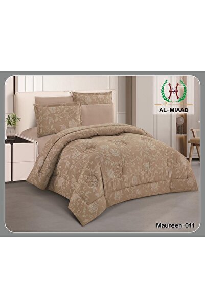 Graciana Luxurious and elegant jacquard double bed set, 6 pieces