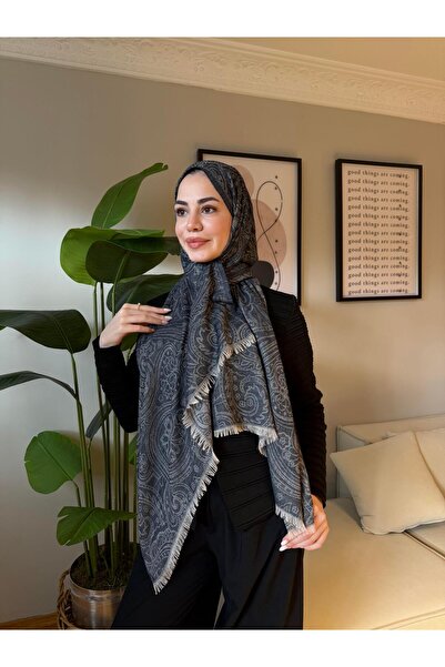 diorel Valeria Yün İpek Şal-Lacivert