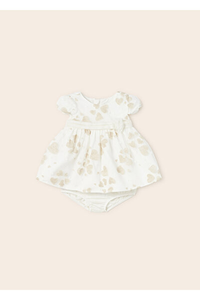 MAYORAL kız bebek elbise kalp desenli