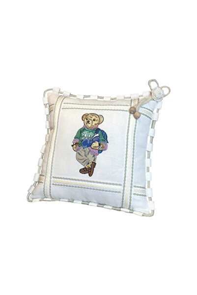 Kökya Ayıcık Figürlü Dekoratif Kırlent