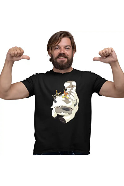 OEM Tricou Barbati Avatar Airbender Appa Maestru Aerului Momo