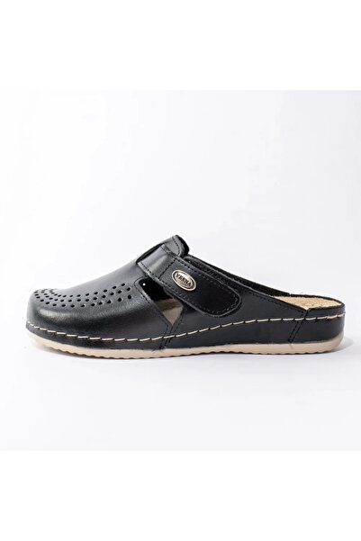 VESNA Saboți din piele naturală 170 negri