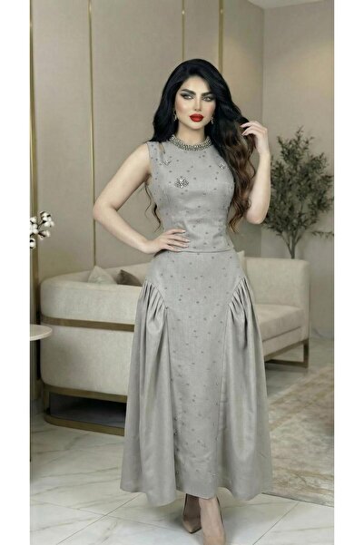 Boutique 219 Two-piece suit in light gray