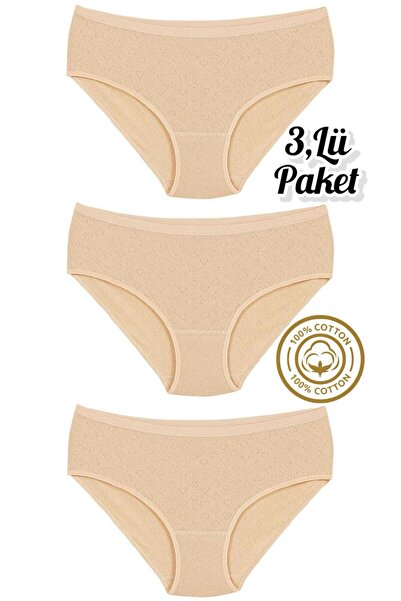 Özten İç Giyim Συσκευασία 3 τεμαχίων 100% βαμβακερό εσώρουχο γυναικείο εσώρου...