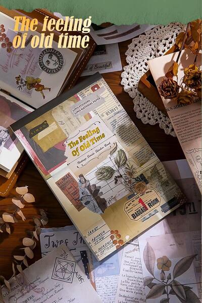 Buka Shops Bullet Journal and Scrapbook Sticker Set - 50 Sheets Vintage Botan...