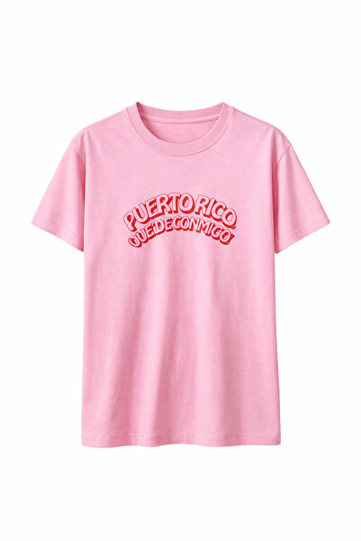 HAZELANNA Μπλουζάκι Πουέρτο Ρίκο Ροζ