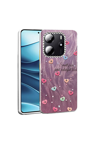eco port Redmi note 14 4g case, blade mirror pattern cover - pattern 8