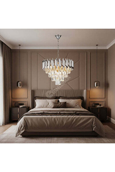 Jiju Candelabru Cristal Silver Panther 400mm