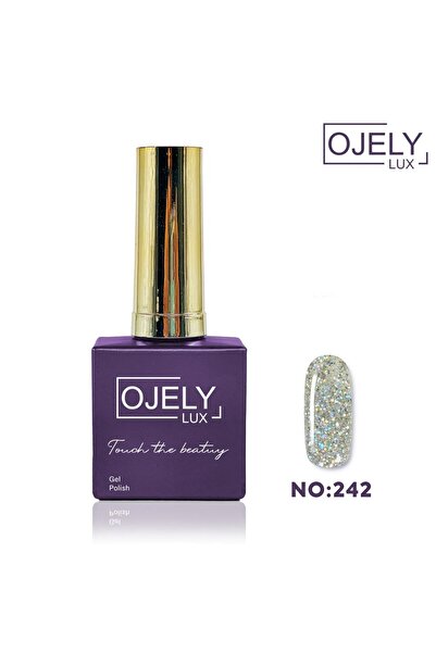 OJELY Lüx Kalıcı Oje 15 ML Simli Seri NO. 242