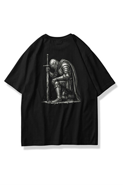 Trendiz Unisex Cry Sword Tshirt Siyah