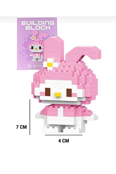 Xui Bricks Melody Hello Kitty Ailesi 3 D Yapboz Puzzle Oyuncakları | Hello Ki...