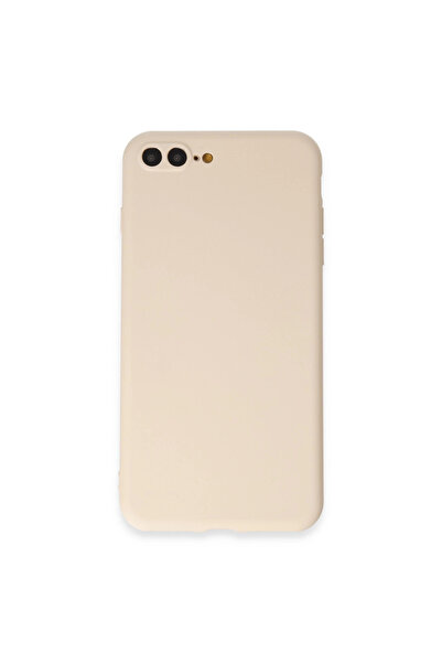 eco port حافظة سيليكون أولى لـ iPhone 7 Plus - كريمي