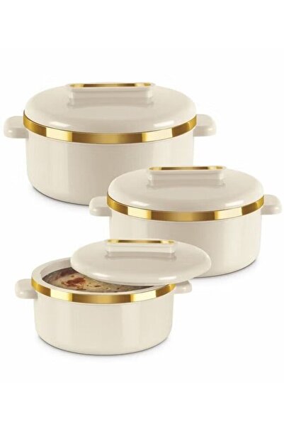 Milton 3-piece stainless steel food container set (1000ml, 1500ml, 2500ml) Be...