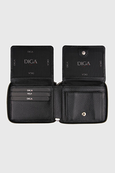 DİGA 102 Model Gerçek Deri Kahverengi Cüzdan