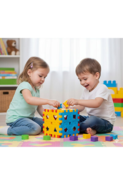 ÖZDEMİR OYUNCAK 3+ YAŞ ÜSTÜ EĞİTİCİ OYUNCAK ÇOK PARÇALI BULTAK KÜP ZEKA OYUNU