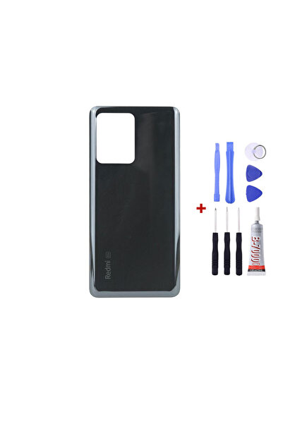 Yedcom Xiaomi Redmi Note 12 Pro Plus 5G Siyah Arka Kapak Arka Cam Pil Kapağı ...
