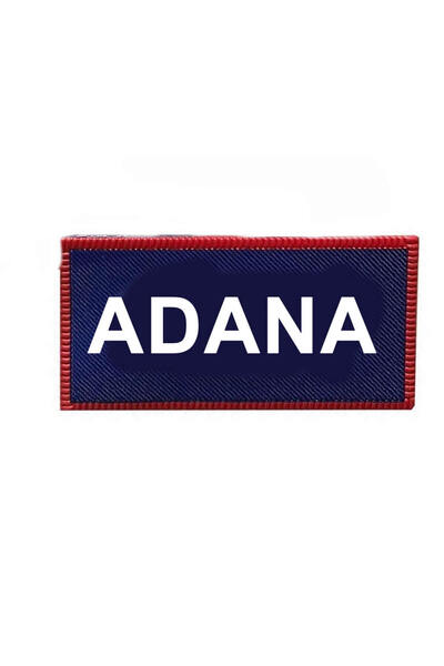 ÇUKUROVA ÜTÜ شارة شعار مقر العمل ''ADANA'' CTE من مادة TPU، مع شريط فيلكرو، م...