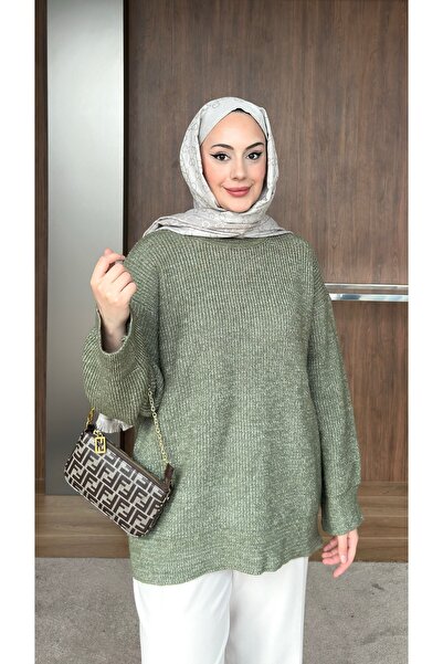 lurex moda Asel Oversize Knitwear Sweater