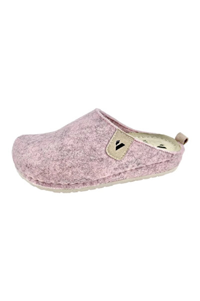 VESNA Saboți de lână 320 roz, vârf larg