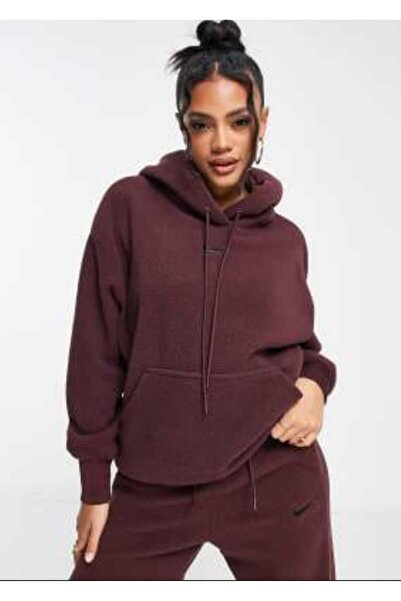 Nike Sportswear Plush Hoodie Sweatshirt Oversize polar Kadın sweatshirt Melis...