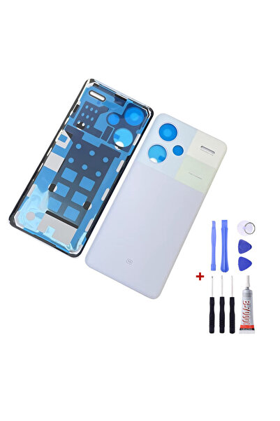Yedcom Redmi Note 13 Pro Plus 5G Beyaz Arka Cam Kapak Pil Kapağı Tamir Set Be...