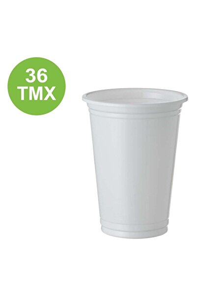OEM Set of 36 White Plastic Cups 350ml