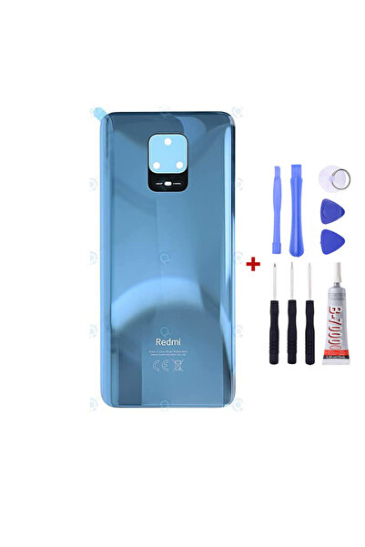 Yedcom Xiaomi Redmi Note 9 Pro Koyu Gri Arka Kapak Arka Cam Pil Kapağı Tamir ...