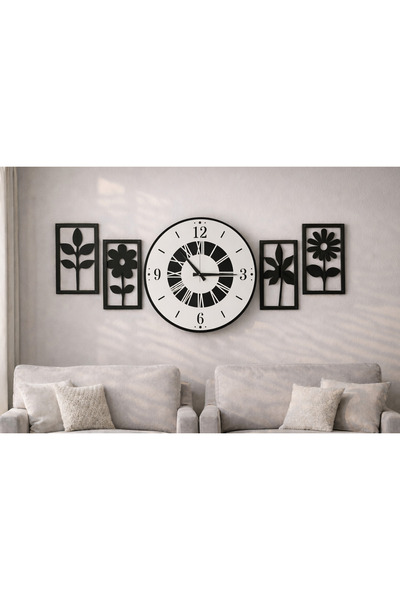 mrchediyesepeti Duvar saati şık ve tasarım modern kişiye özel 40 cmdir no 110