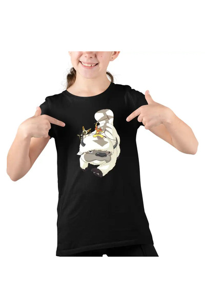 OEM Tricou Copii Fete Avatar Airbender Appa Maestru Aerului Momo