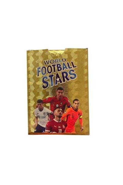 OEM Set 55 Football Cards, World Football Stars, gold, 4 years+