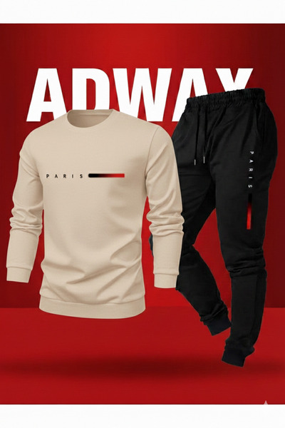 SILATU Paris Printed Black Track Suit