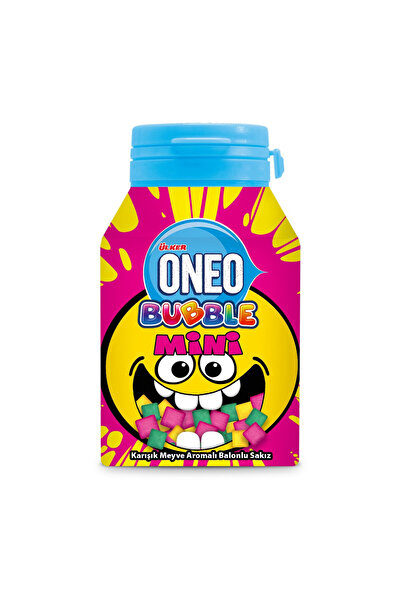 Ülker ONEO Bubble Mini Karışık Meyve Aromalı Sakız - 60 gram - 12 Adet