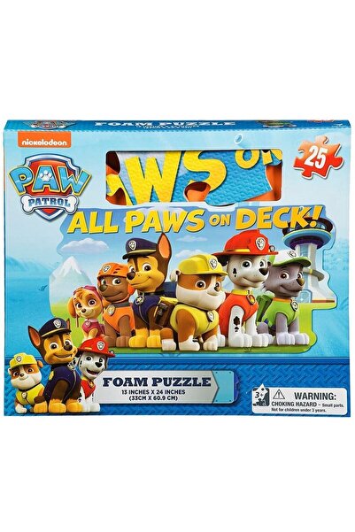 Spin Masters Πάου Πάτρολ Παζλ 33Χ61εκ. Αφρώδες 25 Κομμάτια