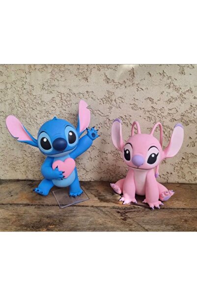 3DDream Stitch & Angel Boyama Seti Sevgililer Gününe Özel 6 renk + 2 fırça + ...