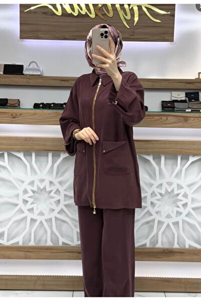 FASİON Tensel Kumaş Alt Üst Takım-Marcha