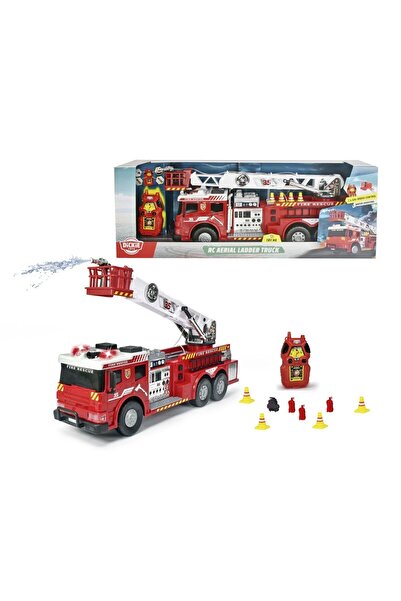 Evelise DICKIE FIRE ENGINE WITH REMOTE CONTROL WATER SPRAYER AND LADDER 62CM