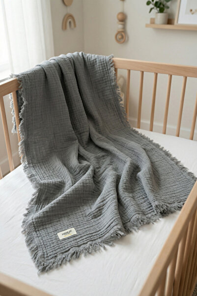 HAMUR Muslin Baby Blanket Cotton 85X100 cm Newborn Baby Stroller Cover Swaddl...