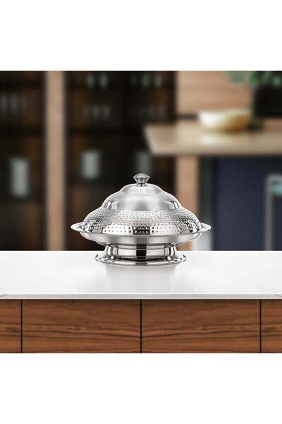 Almarjan Koozy Tray 40 cm Silver