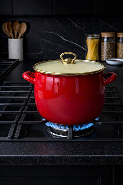 CookaHome Cooke Home 18 cm Emaye Yoğurt Bakracı 4 Litre Cam Kapaklı Şişme Yoğ...