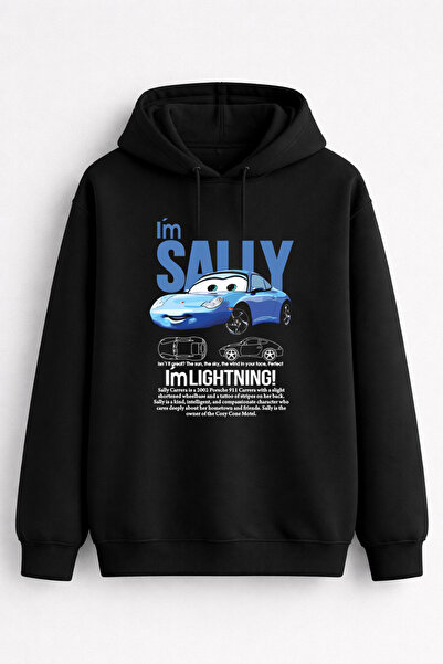 AYDESİGN 14 February Valentine's Day Gift Printed Men's and Women's Hooded Bl...