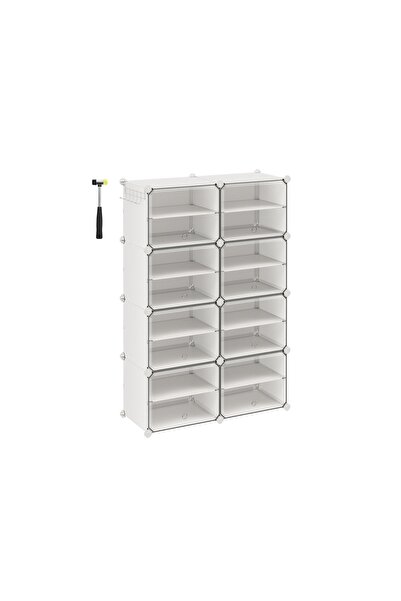 Talis Santo Living Ράφι παπουτσιών Λευκό 82x32x122 cm