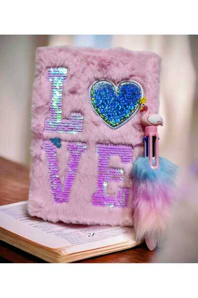 izmir yazici servis Love Hatıra Defteri 6 Renk Yazabilen Kalem Hediyeli Set S...