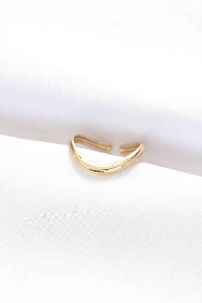 Leyaton Lwlhmrs-Ieg Ieg ™   Flat Gold Color Adjustable Ring - Tj-Byk3101