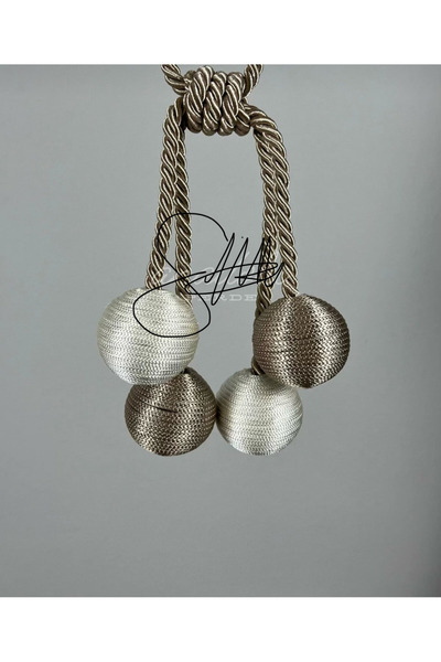 ömer ilhan 4 Toplu Braçol Kornişe Takmatik Ipli Tavan Perde Aksesuarı FONUN Ü...