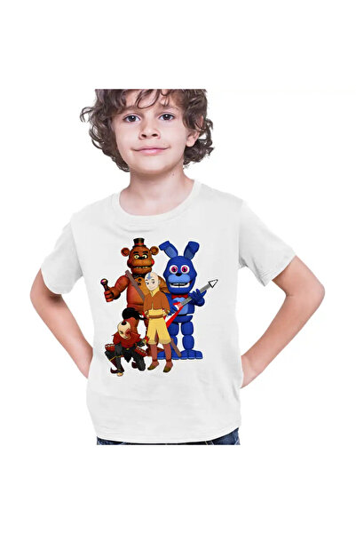 OEM Tricou Copii Baieti Avatar Fnaf Freddy Last Airbender Firebender